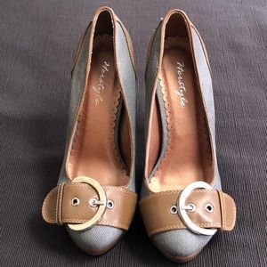 Herstyle “Kruella” Pumps with Buckle